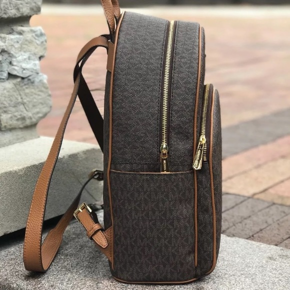 Michael Kors Abbey Large Backpack Brown leather - Picture 4 of 6